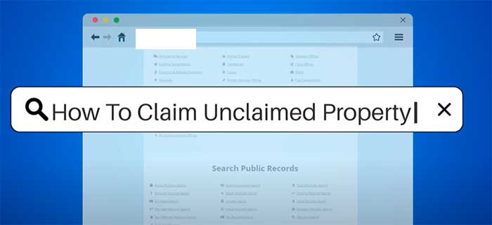 how to claim unclaimed property