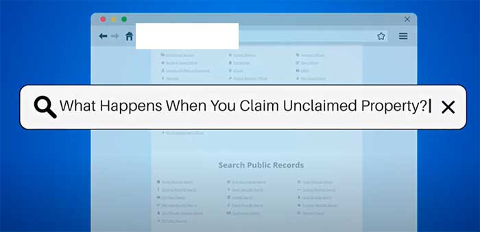 what happen when you claim unclaimed property