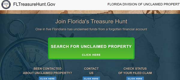 HOME PAGE FLORIDA UNCLAIMED PROPERTY