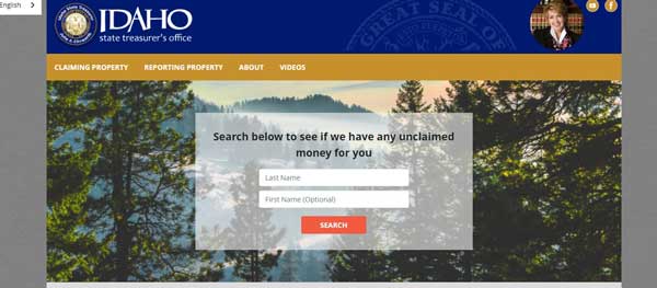 HOME PAGE IDAHO UNCLAIMED PROPERTY
