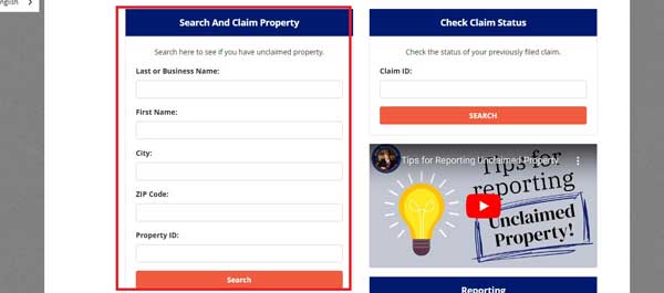 SEARCH AND CLAIM PROPERTY IDAHO UNCLAIMED PROPERTY