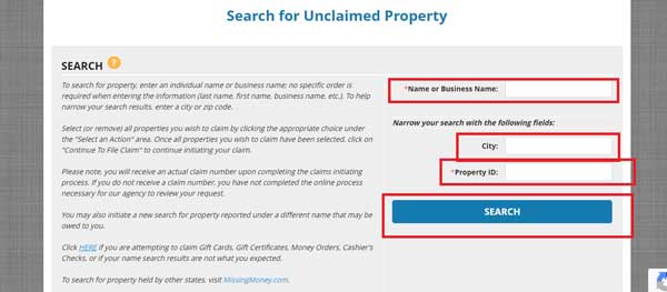 SEARCH FOR UNCLAIMED PROPERTY DELAWARE UNCLAIMED PROPERTY