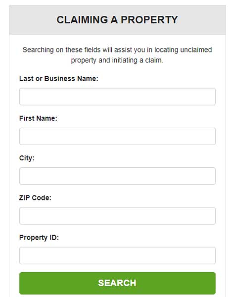 CLAIMING A PROPERTY RHODE ISLAND UNCLAIMED PROPERTY