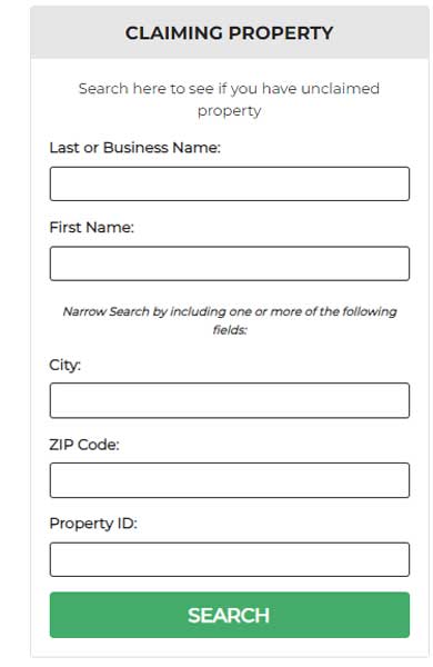 CLAIMING PROPERTY MASSACHUSETTS UNCLAIMED PROPERTY