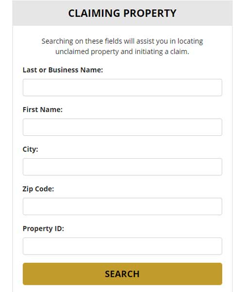 CLAIMING PROPERTY MISSISSIPPI UNCLAIMED PROPERTY