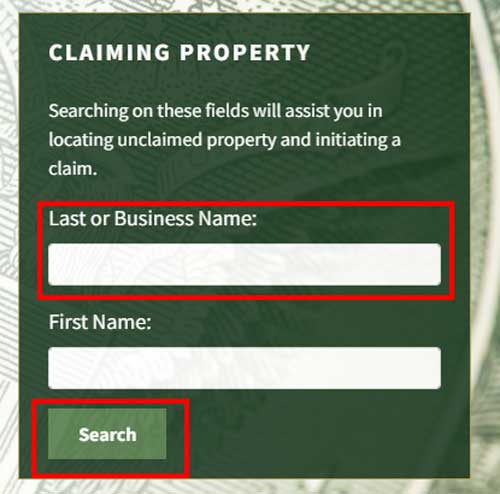 
CLAIMING PROPERTY MONTANA UNCLAIMED PROPERTY