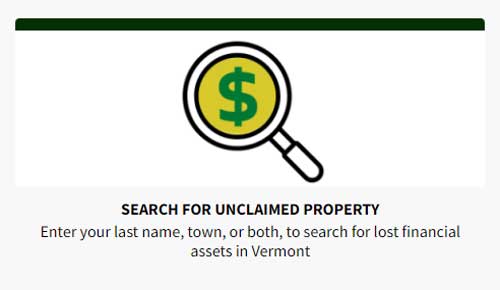 LINK SEARCH FOR UNCLAIMED PROPERTY VERMONT UNCLAIMED PROPERTY