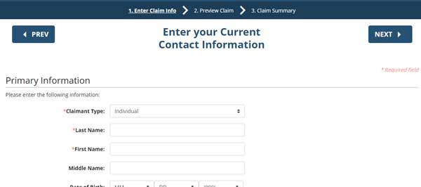 PRIMARY INFORMATION SOUTH CAROLINA UNCLAIMED PROPERTY