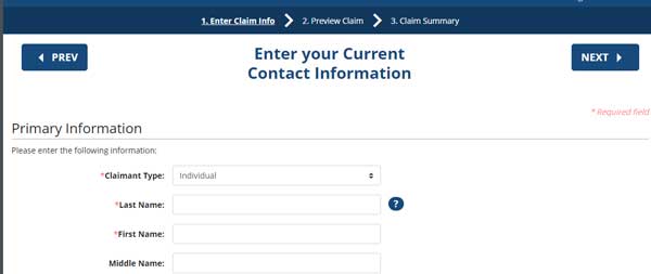 PRIMARY INFORMATION WASHINGTON UNCLAIMED PROPERTY